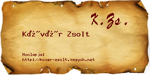 Kövér Zsolt névjegykártya